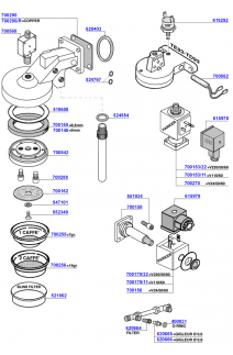 Gaggia - Group head solenoid operated