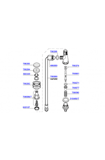 Gaggia - Steam and hot water valves 2