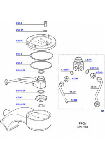 La Marzocco GS3 MP Paddle Valve Internals, Gicleur, O-Rings & Fittings