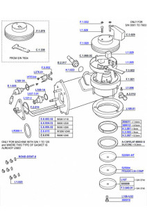 La Marzocco GS3 MP Group Head, Paddle Cover, Gaskets & Shower Screens