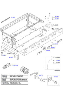 La Marzocco Linea PB Main & Hot Water Switches, Pressure Gauge, Lights & Body Parts