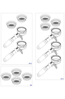 La Marzocco Linea PB Scales Version Precision Portafilter Kits