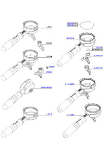 La Marzocco Linea PB Portafilters, Spouts, Springs & O-Rings