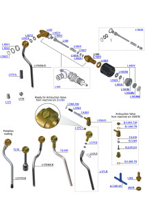 La Marzocco FB70 - Steam Arm Assembly