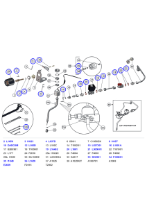 La Marzocco GB5/FB80 AutoSteam Valve, Solenoid, Microswitch & Knob