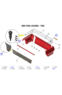 La Marzocco FB80 2-Group Main Switch & Exterior Body Panels