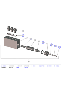 La Marzocco GB5/FB80 Hot Water Mixing Valve Assembly