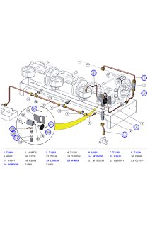 La Marzocco GB5/FB80 Single-Boiler Mixing Valve, Check Valves & Pipework