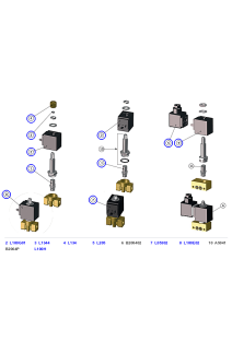 La Marzocco GB5/FB80 Solenoid Valves, Coils & Fittings