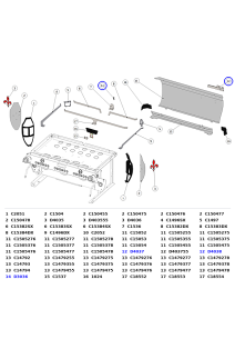 La Marzocco GB5 S/X Rear Panel, Cup Rails, Badges & IoT Antenna