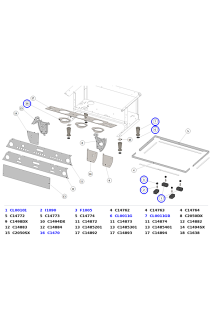 La Marzocco GB5 S/X Front, Lower & Group Cover Panels, Feet & Legs