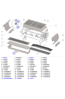 La Marzocco GB5 S/X Drip Tray, Cup Warmer Tray, Side Panels & Grids