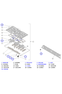 La Marzocco GB5 S/X Cup Warmer Elements, Thermal Cut-Out & Connectors