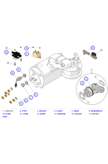 La Marzocco GB5 X Coffee Boiler, Insulation, Probes & Thermostats – Alternate Diagram