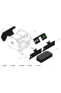La Marzocco GS3 Flat Black Powder-Coated Body Panels