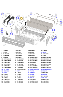 La Marzocco KB90 High Legs, Rubber Feet & Mounting Hardware