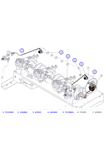 La Marzocco KB90 Steam Valve Solenoid, Ball Valve & Pipework – Alternate Diagram