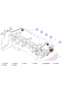 La Marzocco KB90 Steam Valve Solenoid, Ball Valve & Left/Right Pipework