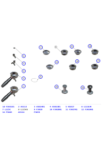 La Marzocco KB90 Portafilter Spouts, Springs, Filter Baskets & Tampers