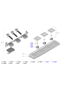 La Marzocco KB90 Scales Version Drip Tray Grid, Magnetic Support & Drain Guard