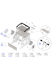 La Marzocco Leva S/X Body Panel Assembly 6