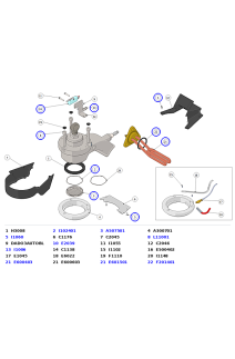 La Marzocco Leva S/X Group Gasket, Shower Screens, Bayonet Ring & Microswitch