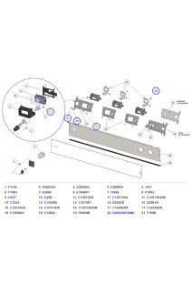 La Marzocco Leva S/X Control Panel Assembly - X And 90 V