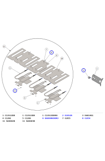 La Marzocco Leva S/X Cup Warmer Elements, Switches & Heat-Conducting Plates