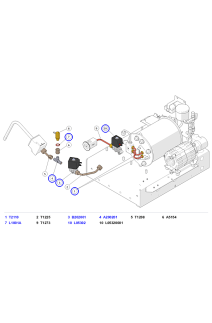 La Marzocco Leva S/X Pressure Reducer, Pump Gauge, Check Valve & Braided Hoses
