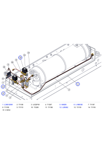 La Marzocco Leva S/X Leva Hydraulics Assembly
