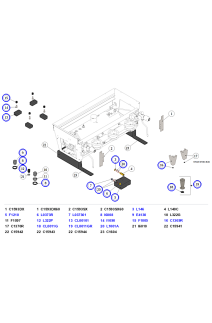 La Marzocco Linea Classic S High Legs, Frame Base, Feet & Drain Box