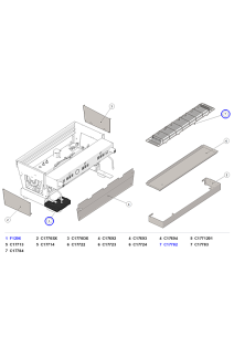 La Marzocco Linea Classic S High-Cup Body Panels, Drain Trays, Grids & Drain Box