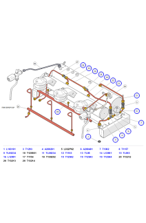 La Marzocco Linea Classic S Water Inlet, Coffee Boiler, Expansion Valve & Drain Tubes