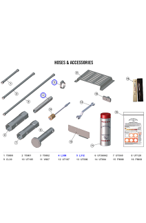 La Marzocco Linea Classic S Water & Drain Hoses, Service Tools & Accessories