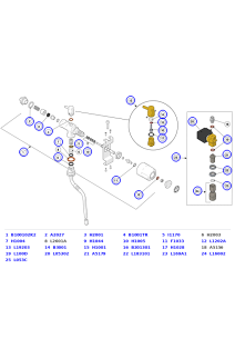 La Marzocco Linea Classic S Steam Valve Rebuild Kit, Seals & Anti-Suction Valve
