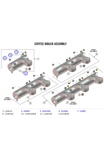 La Marzocco Linea 2 & 3 Group Coffee Boilers, Water Delivery & Drain Fittings