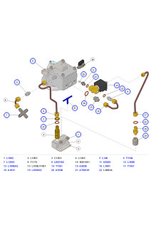 La Marzocco Linea Mini Brew Solenoid, Expansion Valve & Drain Hydraulics