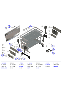 La Marzocco Linea PB Frame, Legs, Feet & Outer Body Panels