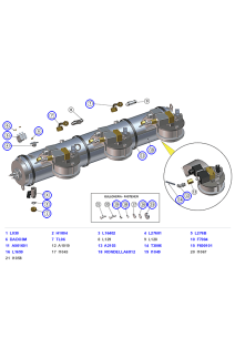 La Marzocco Linea PB Coffee Boiler Thermostats, Insulation, Drain Tubes & Fittings