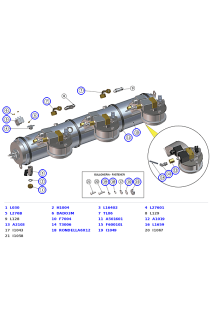 La Marzocco Linea PB Coffee Boiler Thermostats, Insulation, Drain Tubes & Fittings