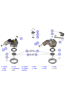 La Marzocco Linea PB Group Head, Shower Screens, Group Gaskets & Flowmeter