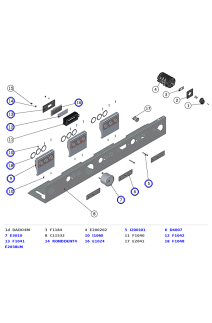 La Marzocco Linea PB AV Keypad, Display, Pressure Gauge & Hot Water Switch