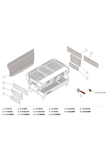La Marzocco Linea PB Maple & Walnut Paddle Handles