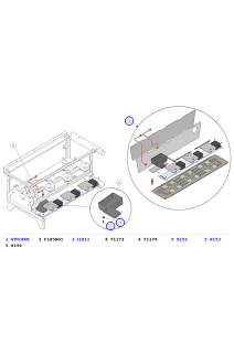 La Marzocco Linea PB Scales Version Hydraulic Assembly Mounting Hardware