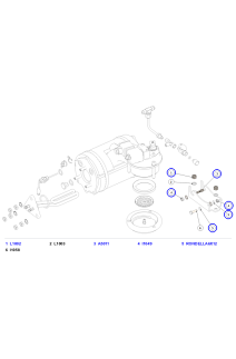 La Marzocco Linea PB X Coffee Boiler, Support Shaft & Mounting Hardware