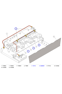 La Marzocco Linea PB X Water Inlet, Coffee Boiler Union & Fill Valve Tubes