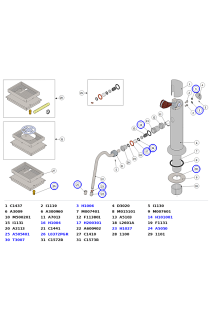 Modbar Steam Tap Body, Steam Wand, Tips, Seals, Bushes & Service Kit