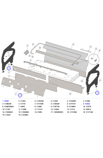 La Marzocco Strada AV 2–3 Group Front, Rear & Upper Panel Assembly