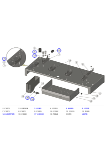 La Marzocco Strada AV Steam & Coffee Boiler Mounting Brackets