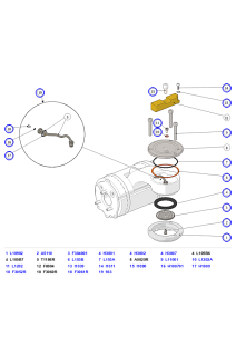 La Marzocco Strada AV Group Head Gaskets, Shower Screen, Diffuser & Gicleurs